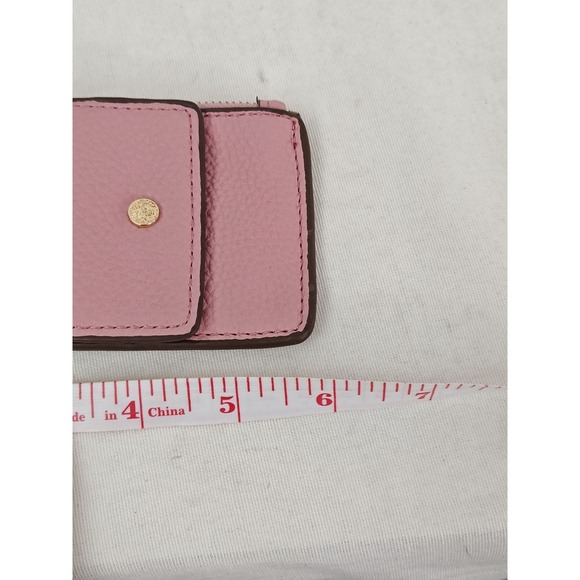 Anne Klein Pink‎ Leather Wallet ID-Credit Card Pockets & Zip Close wallet money - Picture 8 of 9